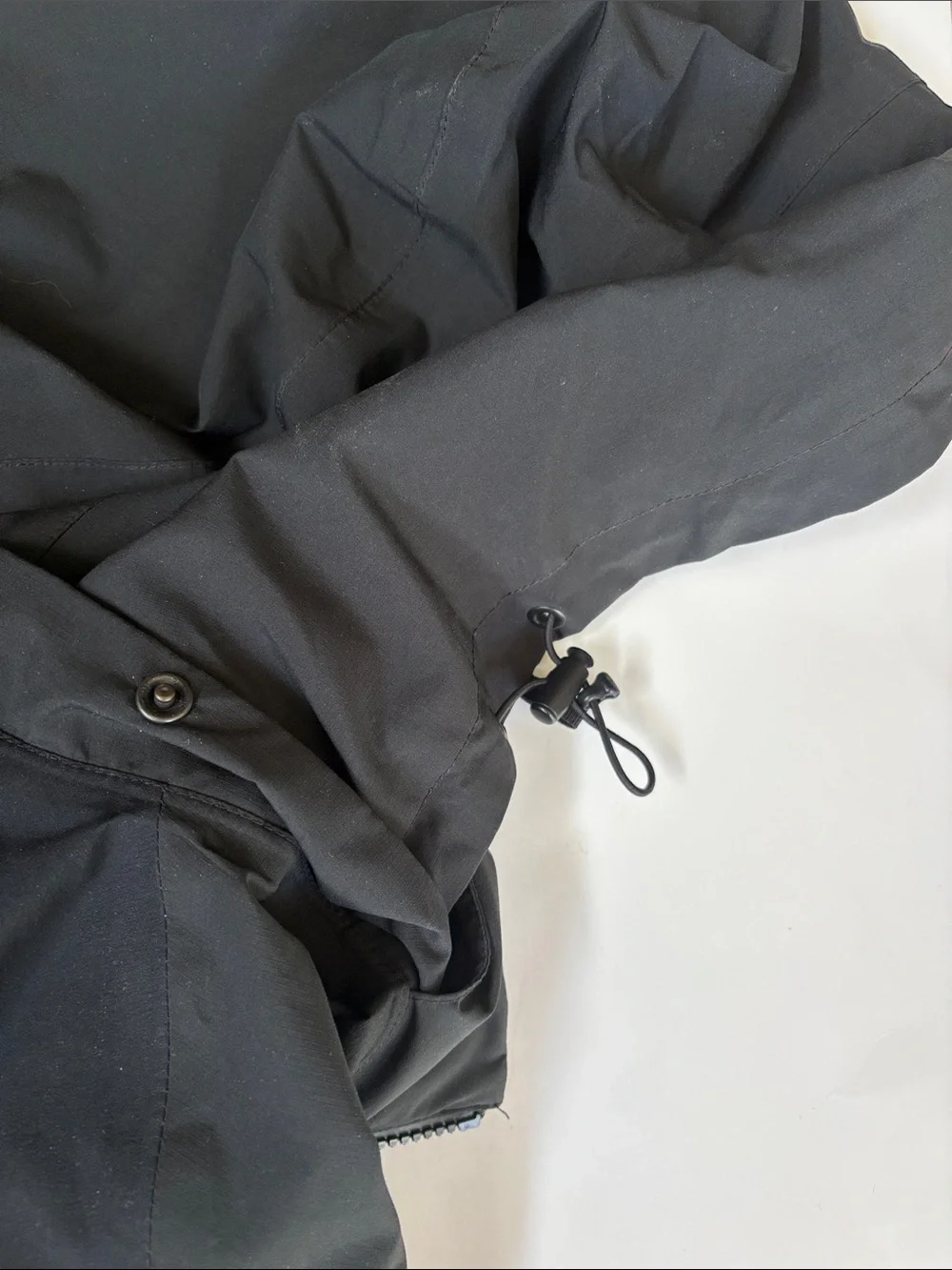 Nike Storm Fit Golf Stow Away Hoodie Jacket Full Zip Black Pockets Women’s Large